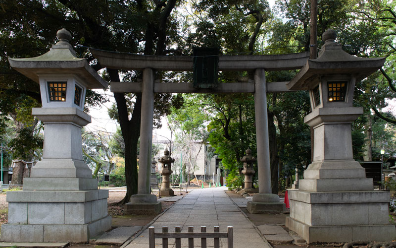 赤坂氷川神社の鳥居
