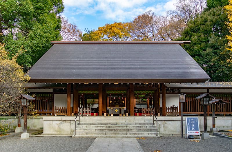 乃木神社の拝殿