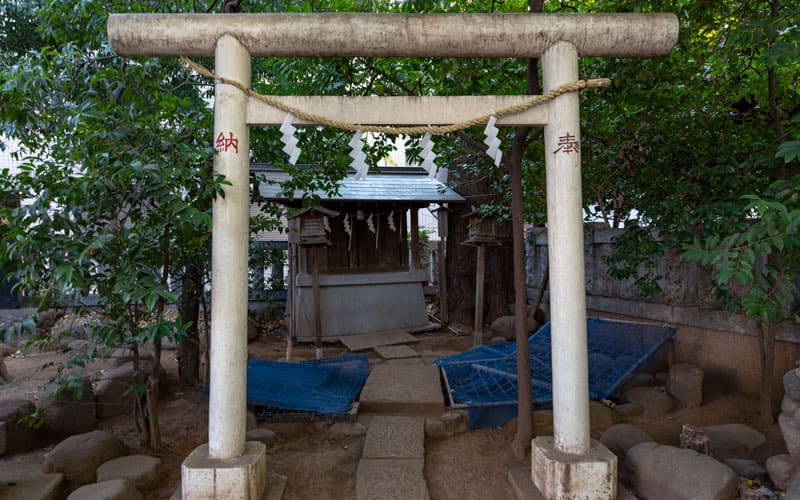 神明氷川神社の末社宗像神社と大國魂神社