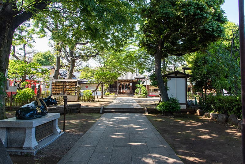 新井天神北野神社 参道