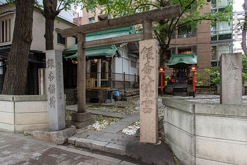 銀杏八幡宮　鳥居