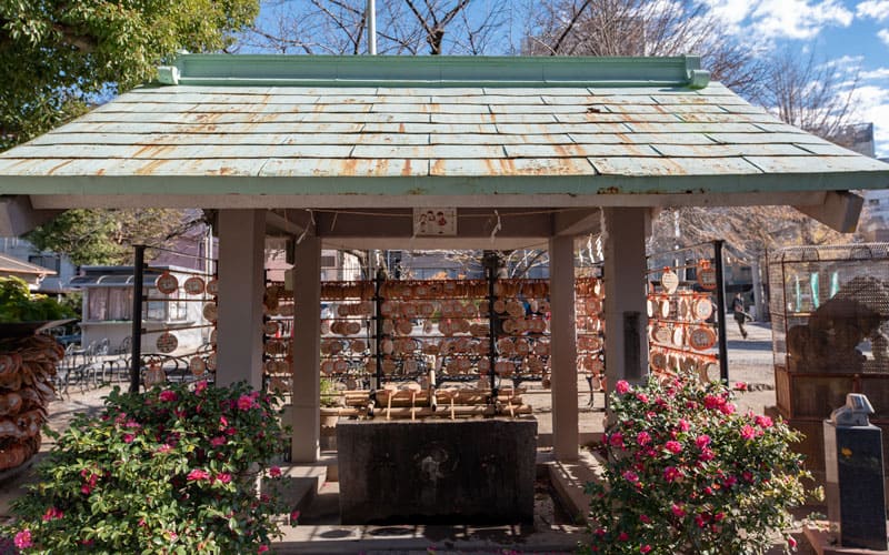 今戸神社の手水舎