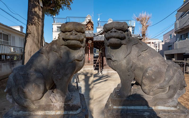 北野神社西町天神の狛犬