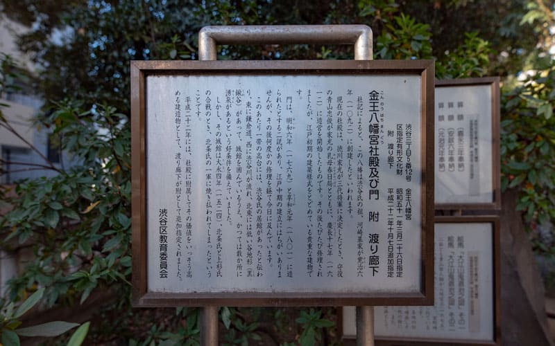 金王八幡宮の案内
