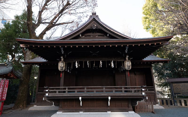 金王八幡宮の神楽殿