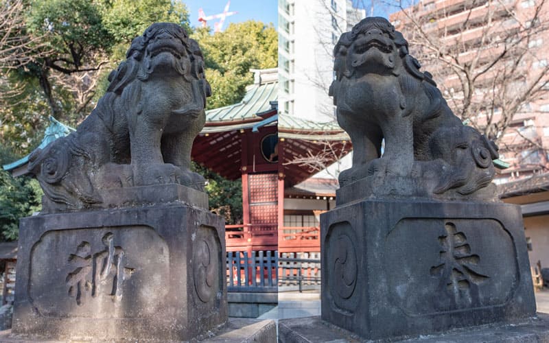 金王八幡宮の狛犬