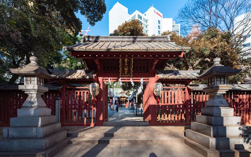 金王八幡宮の神門