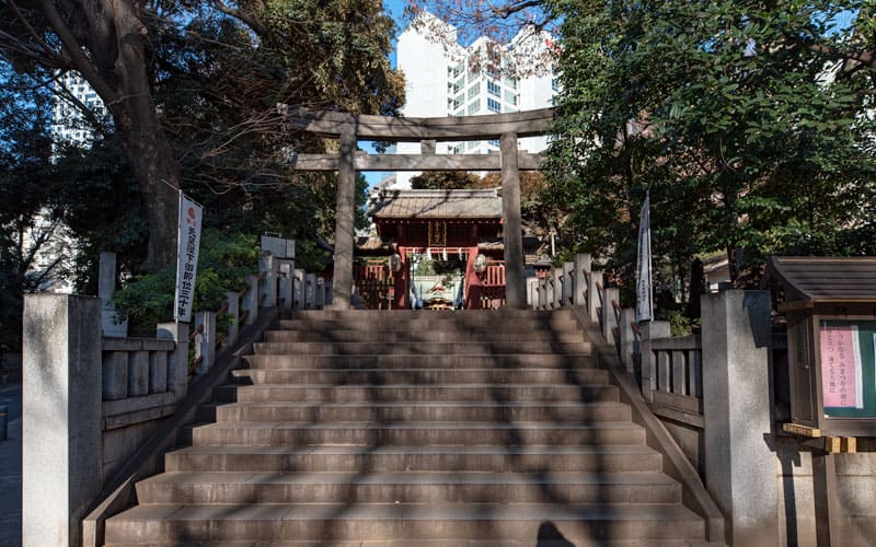 金王八幡宮の鳥居