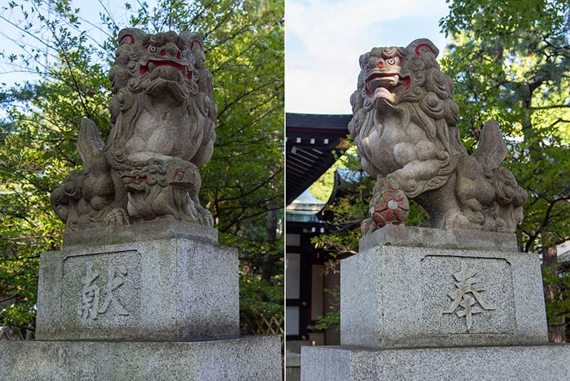 王子神社　狛犬