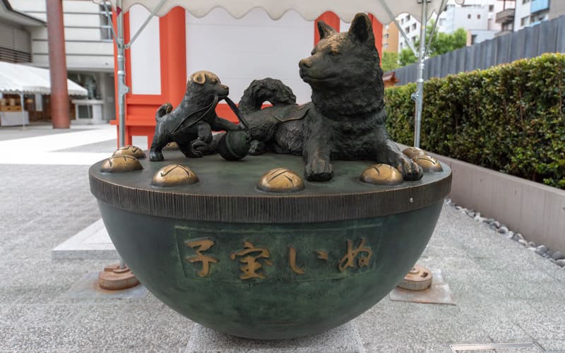 水天宮　子宝いぬ