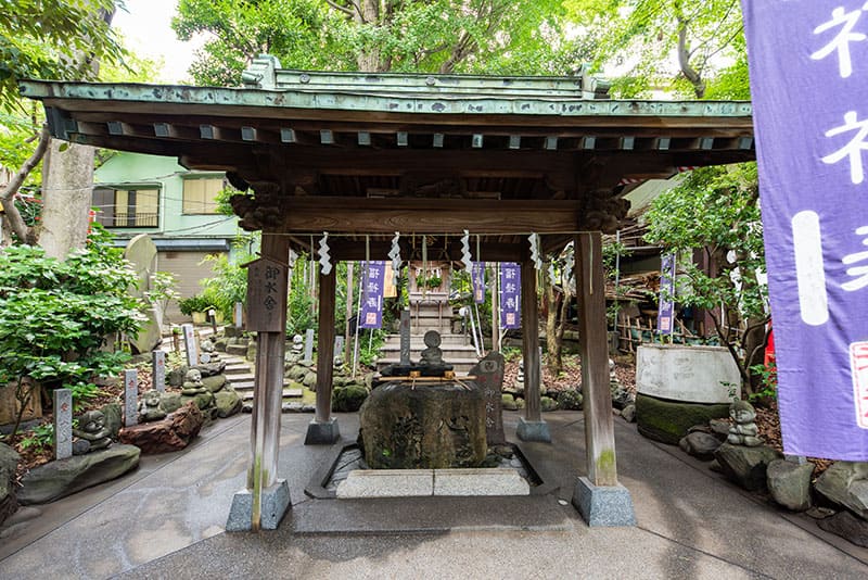 江東天祖神社の手水舎