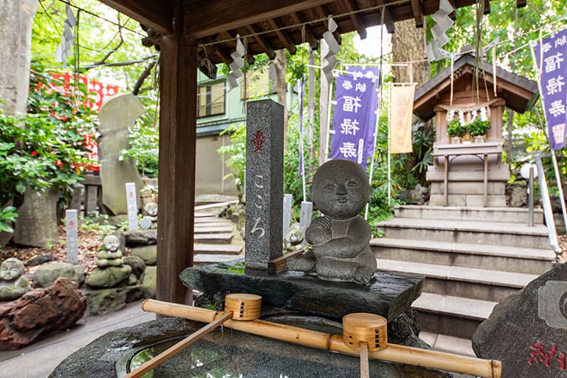 江東天祖神社の手水舎2