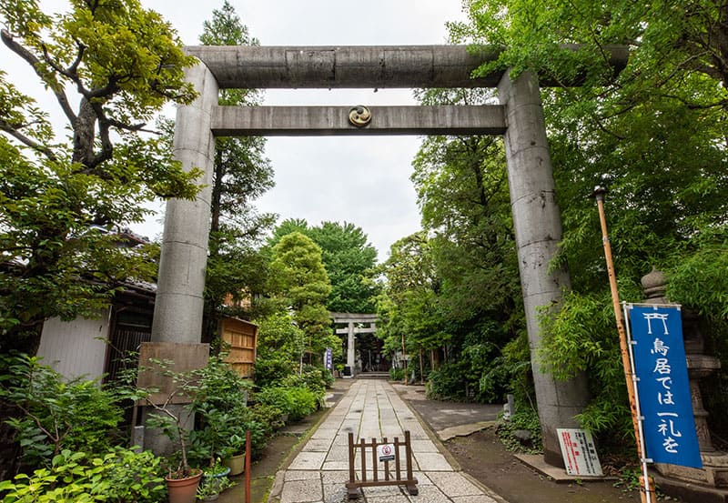江東天祖神社の鳥居