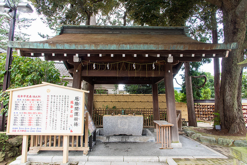 沼袋氷川神社　手水舎