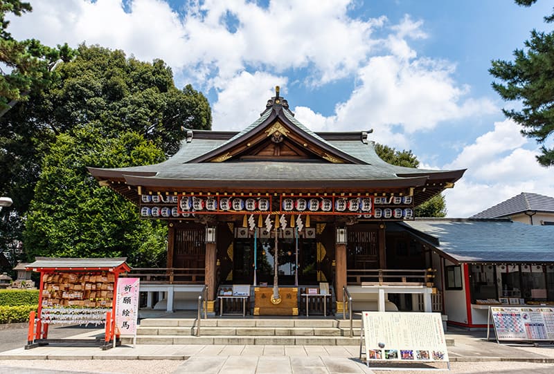 沼袋氷川神社拝殿