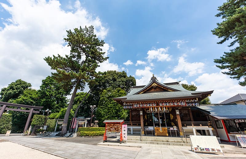 沼袋氷川神社拝殿2