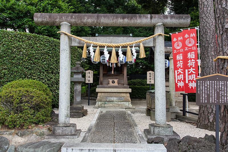 沼袋氷川神社　天王社鳥居