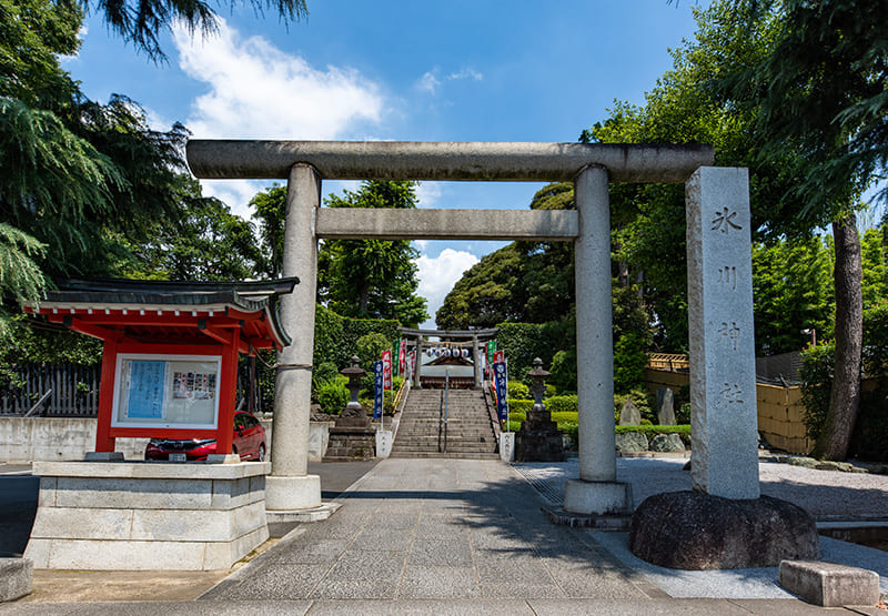 沼袋氷川神社　鳥居