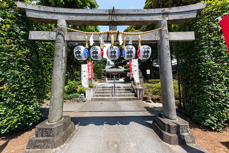 沼袋氷川神社　鳥居2
