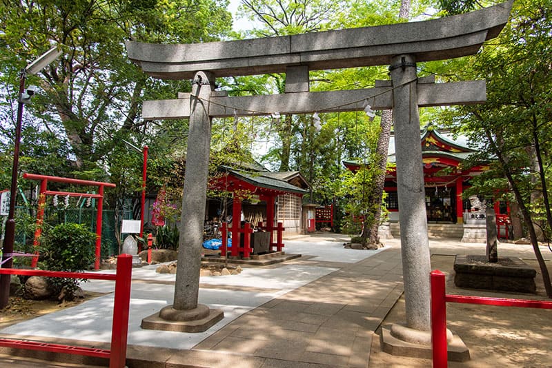 六所神社の鳥居3