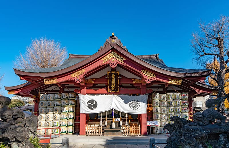 素盞雄神社　拝殿
