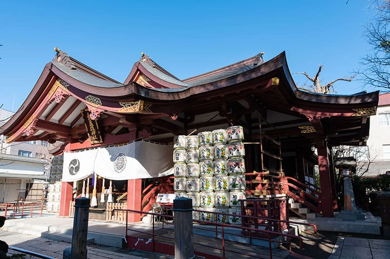 素盞雄神社　拝殿2