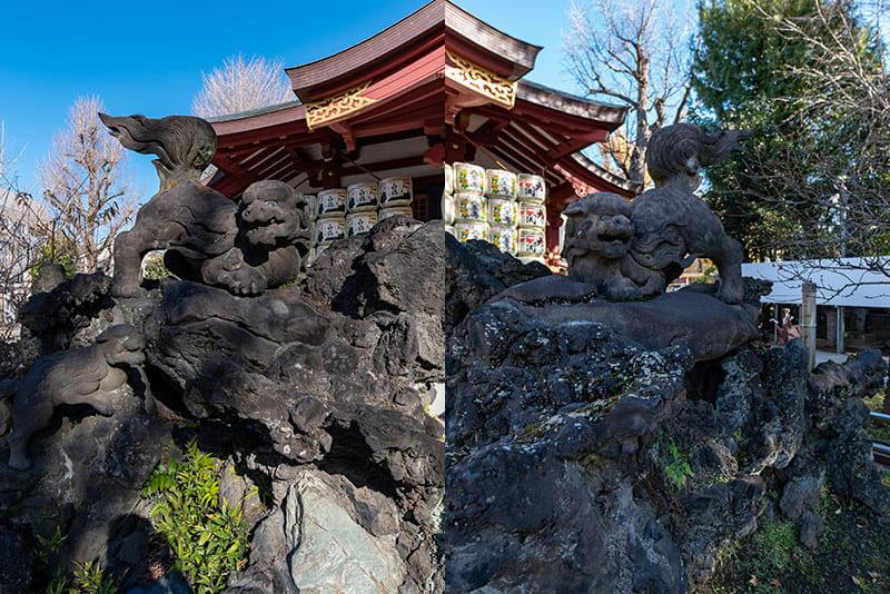 素盞雄神社　狛犬