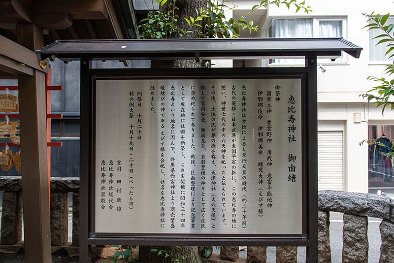 恵比寿神社　御由緒