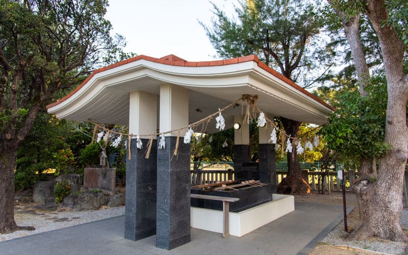護国神社 手水舎