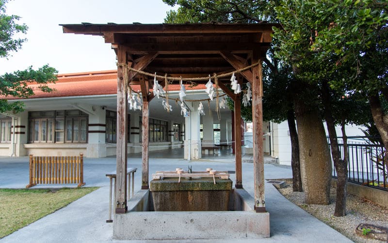 護国神社 手水舎
