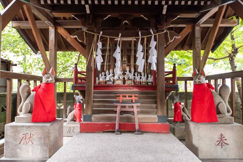 蛇窪神社　天祖神社　稲荷大明神拝殿