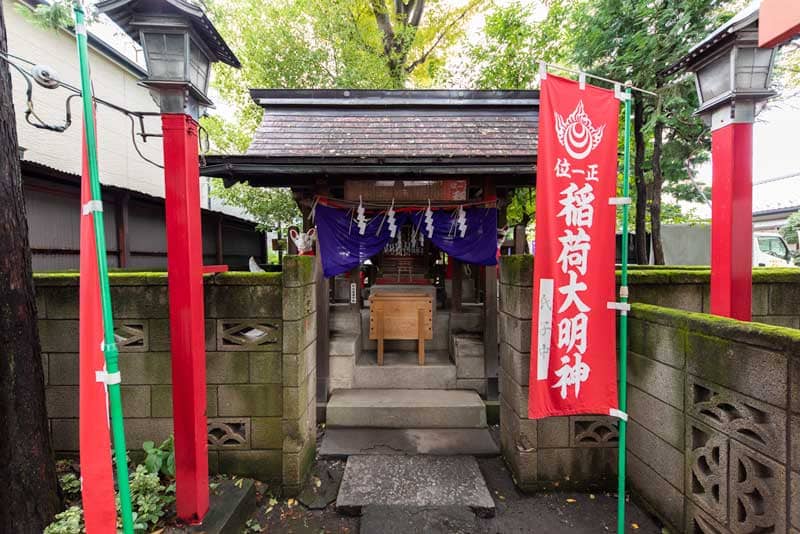 蛇窪神社　天祖神社　稲荷大明神