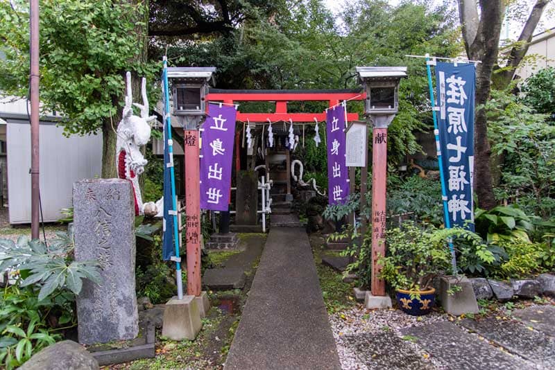 蛇窪神社　天祖神社　厳島神社入り口