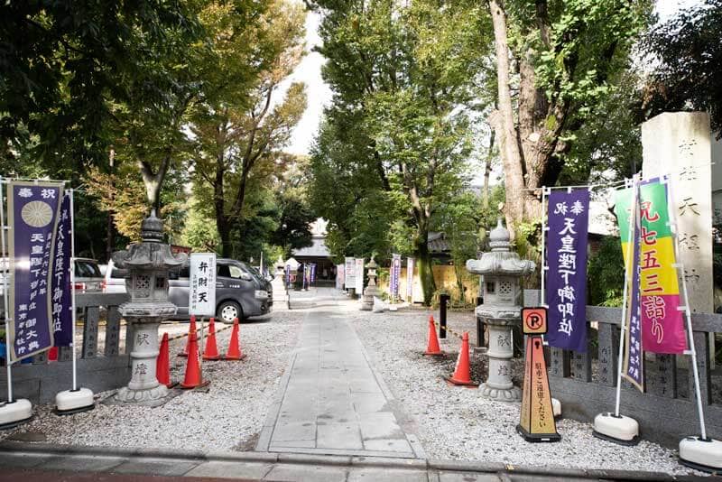 蛇窪神社　参道