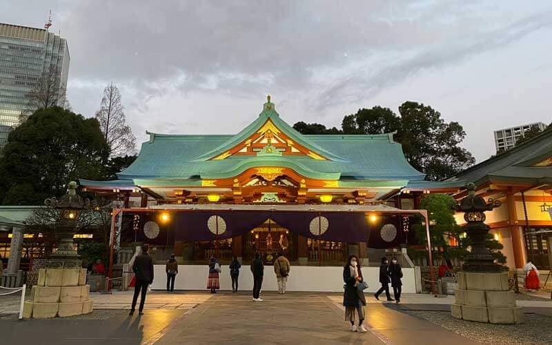 日枝神社　拝殿