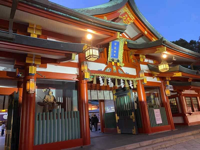 日枝神社 神門