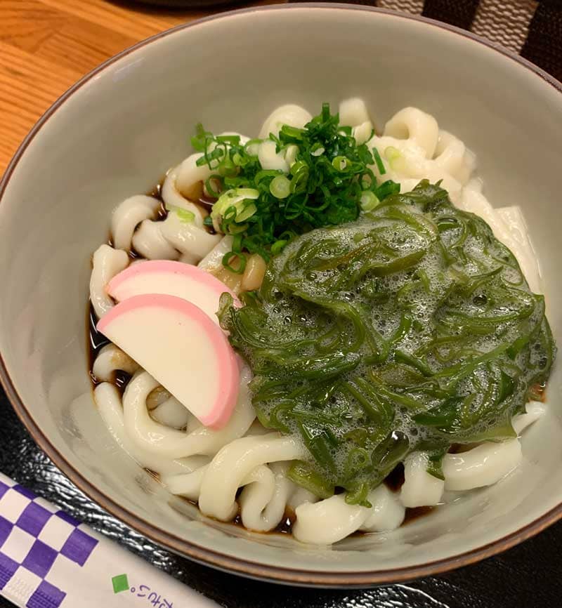 伊勢神宮 外宮 伊勢うどんめかぶ