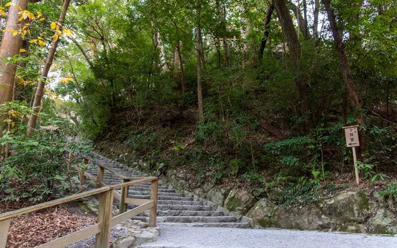 伊勢神宮 外宮 多賀宮へ続く参道