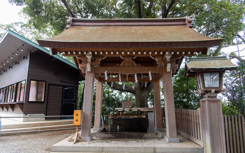 検見川神社 手水舎