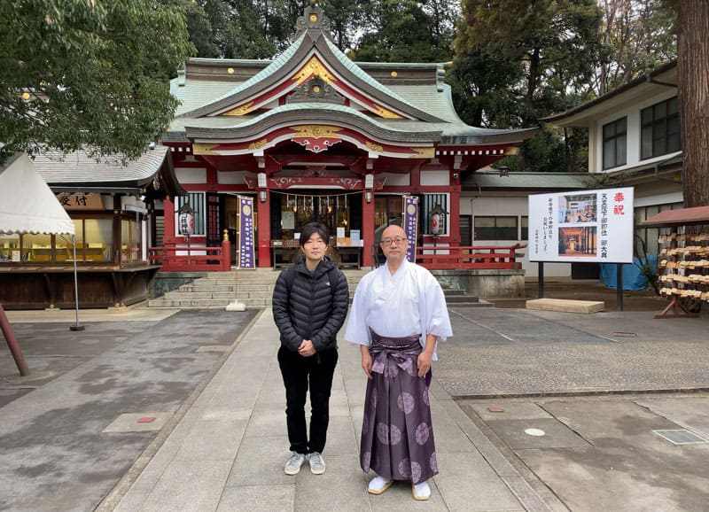 清瀬市 日枝神社 宮司さん