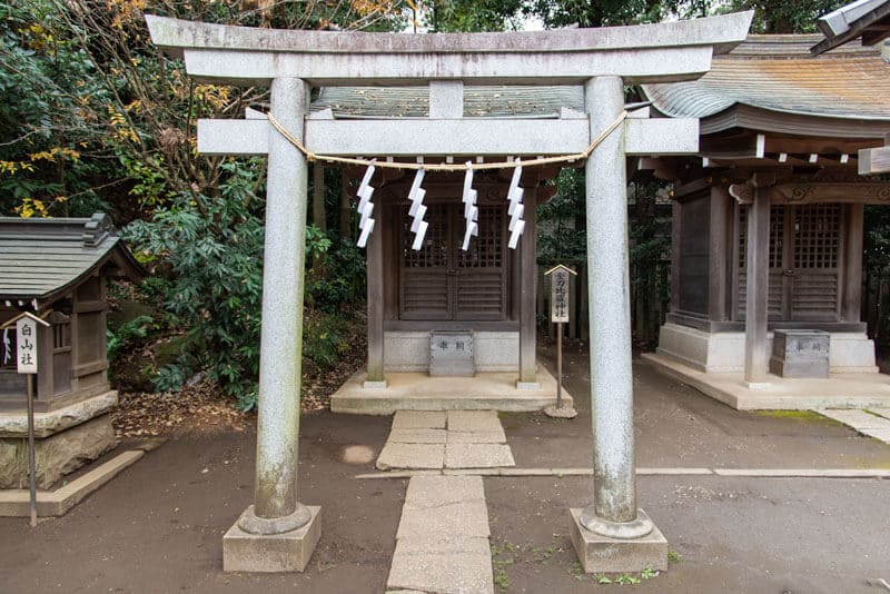 清瀬市 日枝神社 金刀比羅神社鳥居