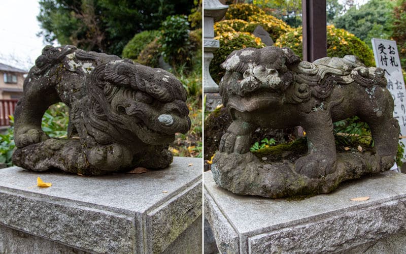 清瀬市 日枝神社 御嶽神社狛犬