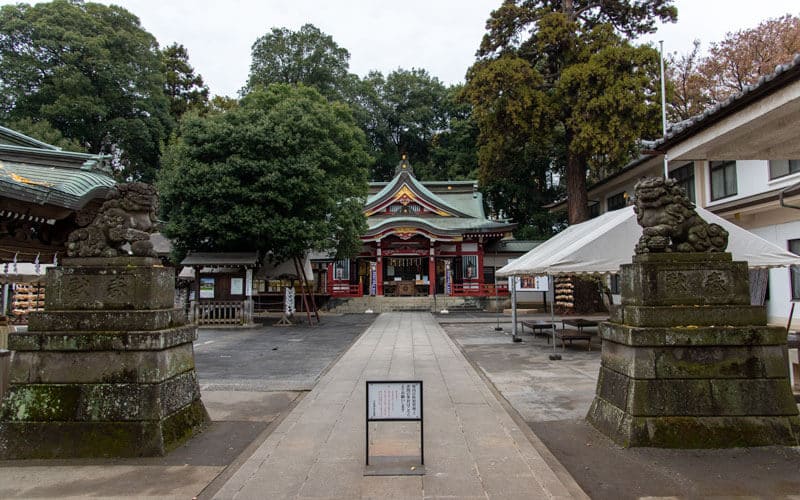 清瀬市 日枝神社 参道