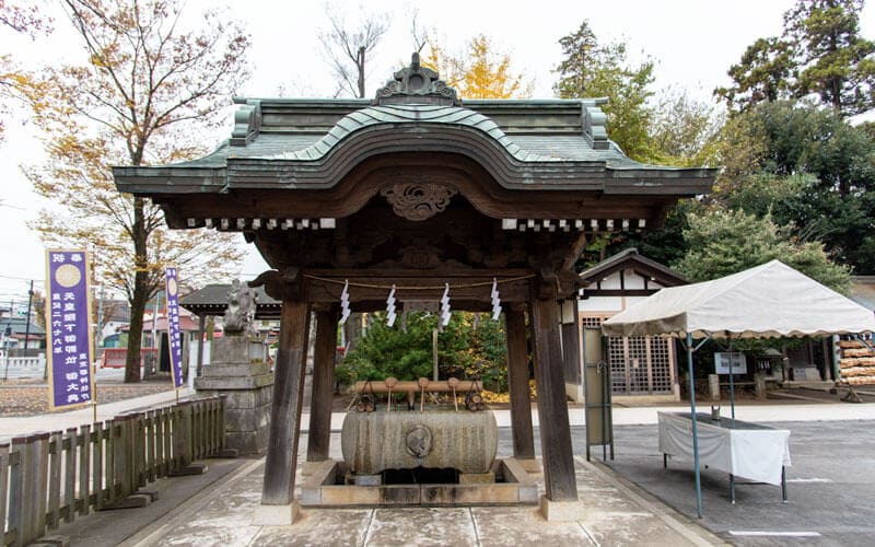 清瀬市 日枝神社 手水舎