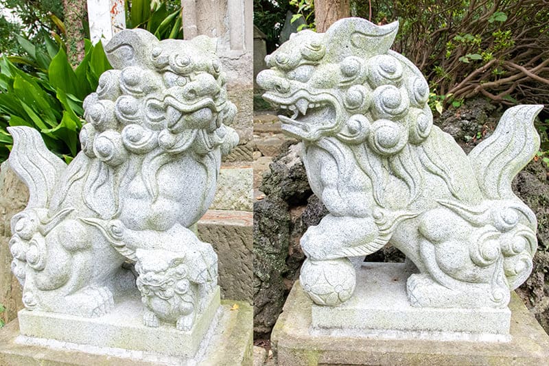 小岩神社　日枝神社　浅間神社　狛犬