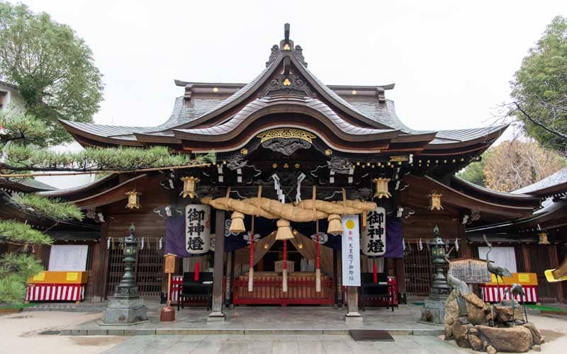 櫛田神社　拝殿