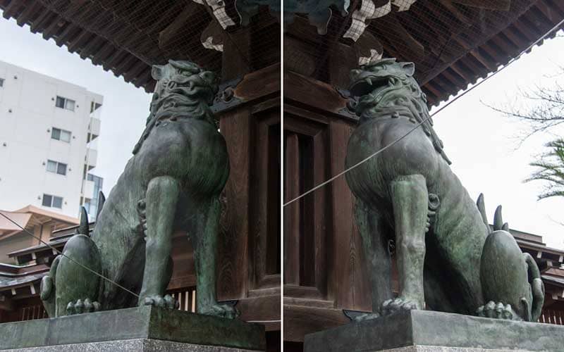 櫛田神社 狛犬