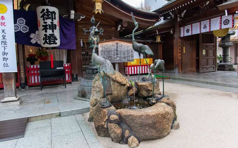 櫛田神社 霊泉鶴の井戸