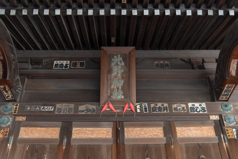 松ヶ丘北野神社　額