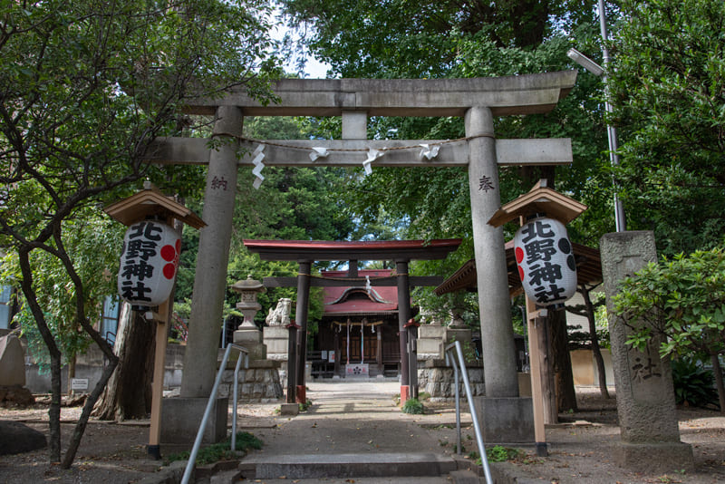 松ヶ丘北野神社　鳥居